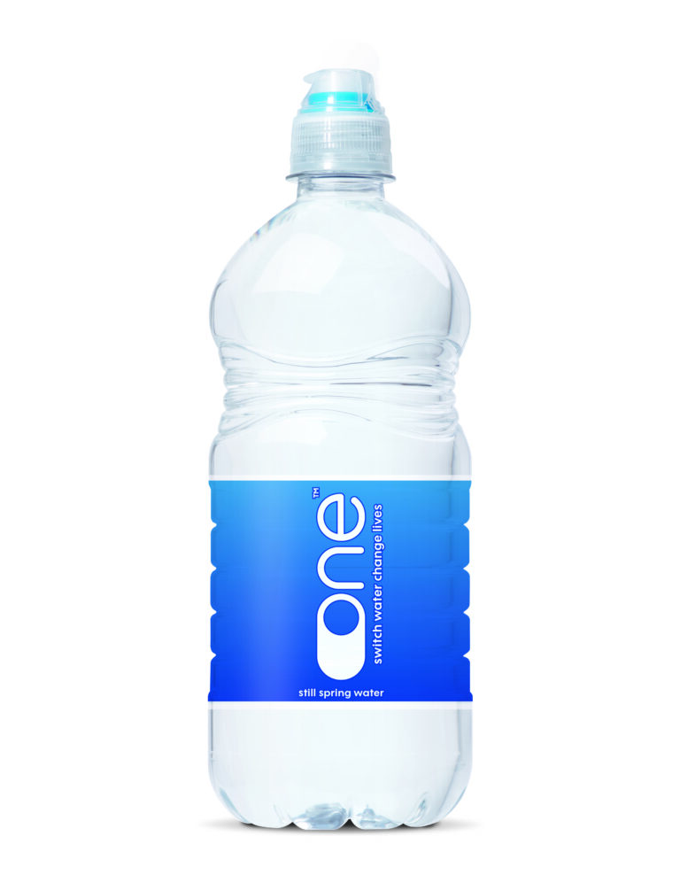 Sports Cap Water Bottles 750ml, Pack of 12 One Water